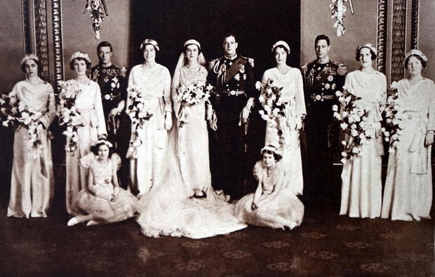 The wedding of Prince George, Duke of Kent and Princess Marina of Greece and Denmark. 