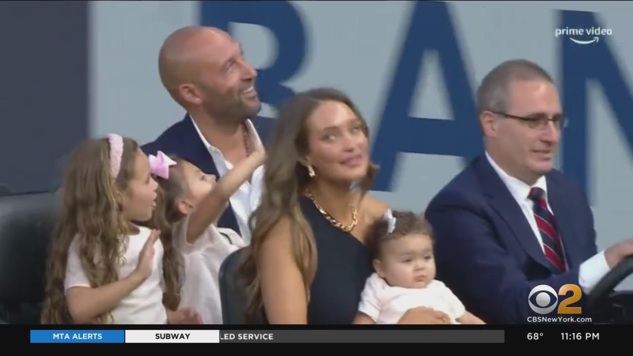 What I appreciate the most are you fans: Derek Jeter returns to Yankee  Stadium for Baseball Hall of Fame celebration - CBS New York