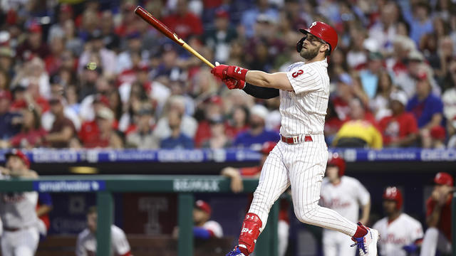 Bryce Harper is on another level. Kyle Schwarber's homer is on