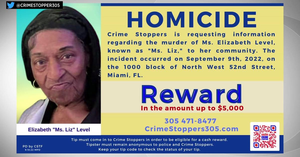 Gentleman, 24, arrested in killing of beloved Miami-Dade grandmother acknowledged as Overlook Liz