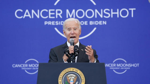 U.S. President Biden delivers speech on "Cancer Moonshot" initiative at JFK Library and Museum in Boston 