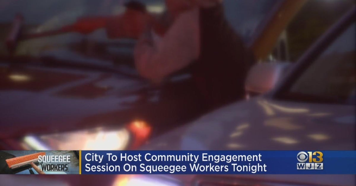 Baltimore City to host community engagement session on squeegee workers