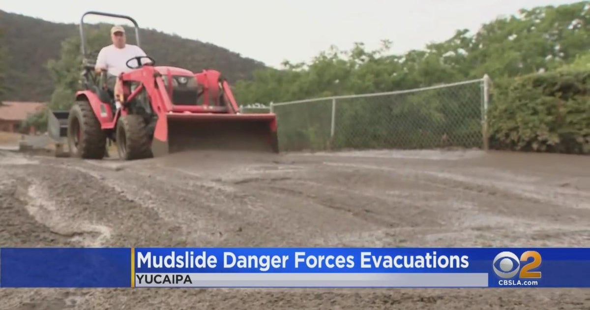 Yucaipa struggles to clean up mudslides CBS Los Angeles