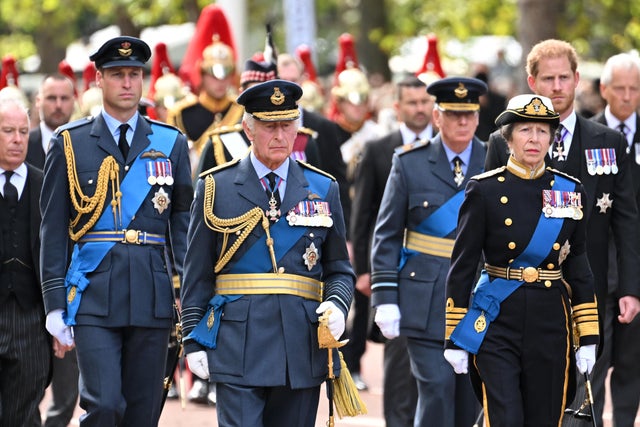The Coffin Carrying Queen Elizabeth II Is Transferred From Buckingham Palace To The Palace Of Westminster 