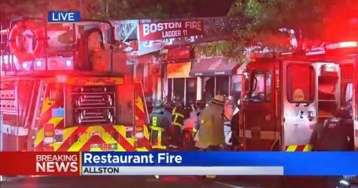 3 Allston businesses damaged in fire CBS Boston
