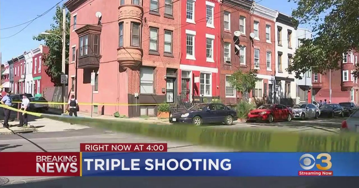 Triple shooting in Brewerytown leaves 3 teens injured, 1 critically