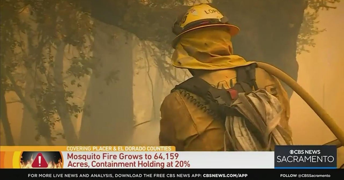 Containment of Mosquito Fire holding at 20%