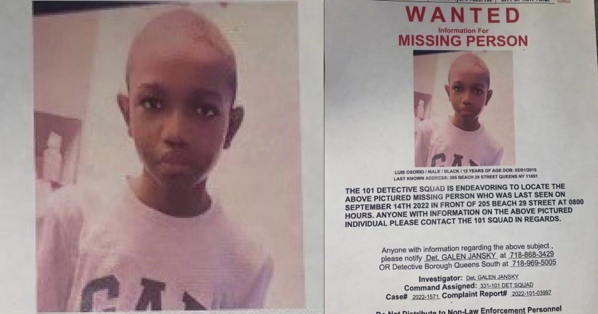 Missing Queens boy 12-year-old Luis Osorio found, borough president ...