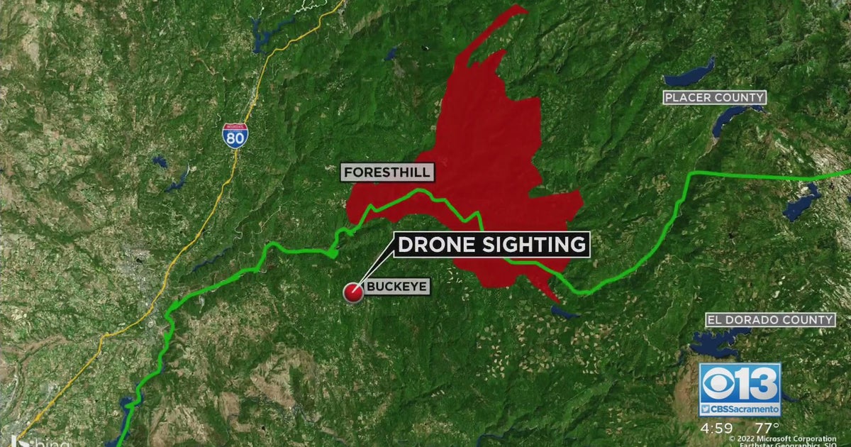 Drone spotted in Mosquito Fire zone grounds air tankers