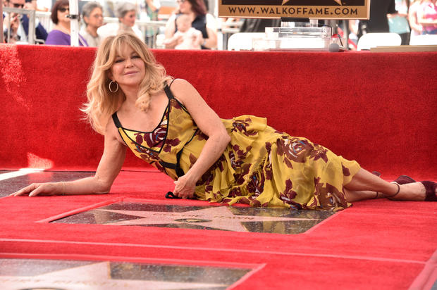 Goldie Hawn And Kurt Russell Honored With Double Star Ceremony On The Hollywood Walk Of Fame 