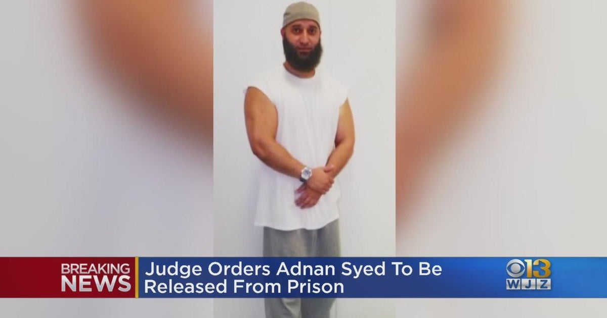 Judge Orders Adnan Syed To Be Released From Prison - CBS Baltimore