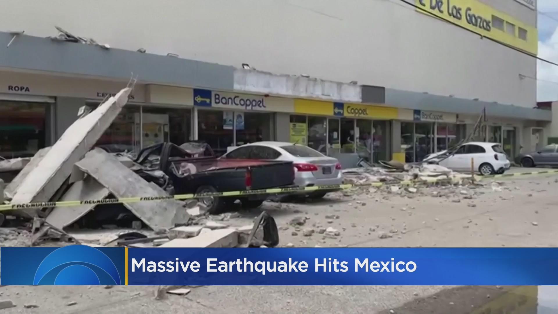 Large earthquake hits Mexico - CBS Colorado