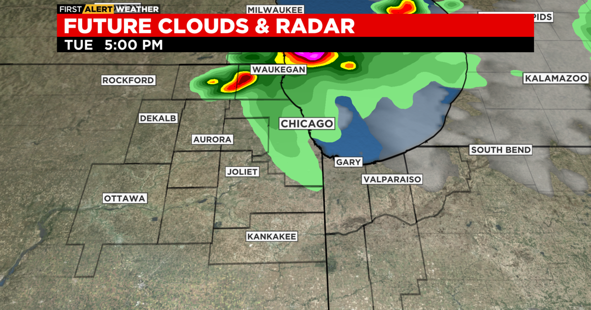 Chicago Weather Alert: Severe storms sweeping into Chicago area - CBS  Chicago