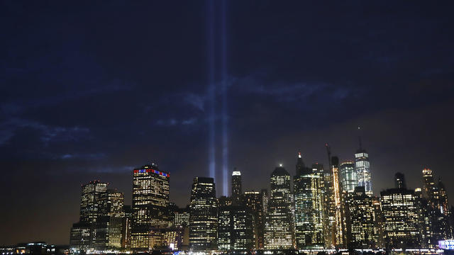 Annual Tribute In Light Marks Anniversary Of Attacks On The World Trade Center's Twin Towers 