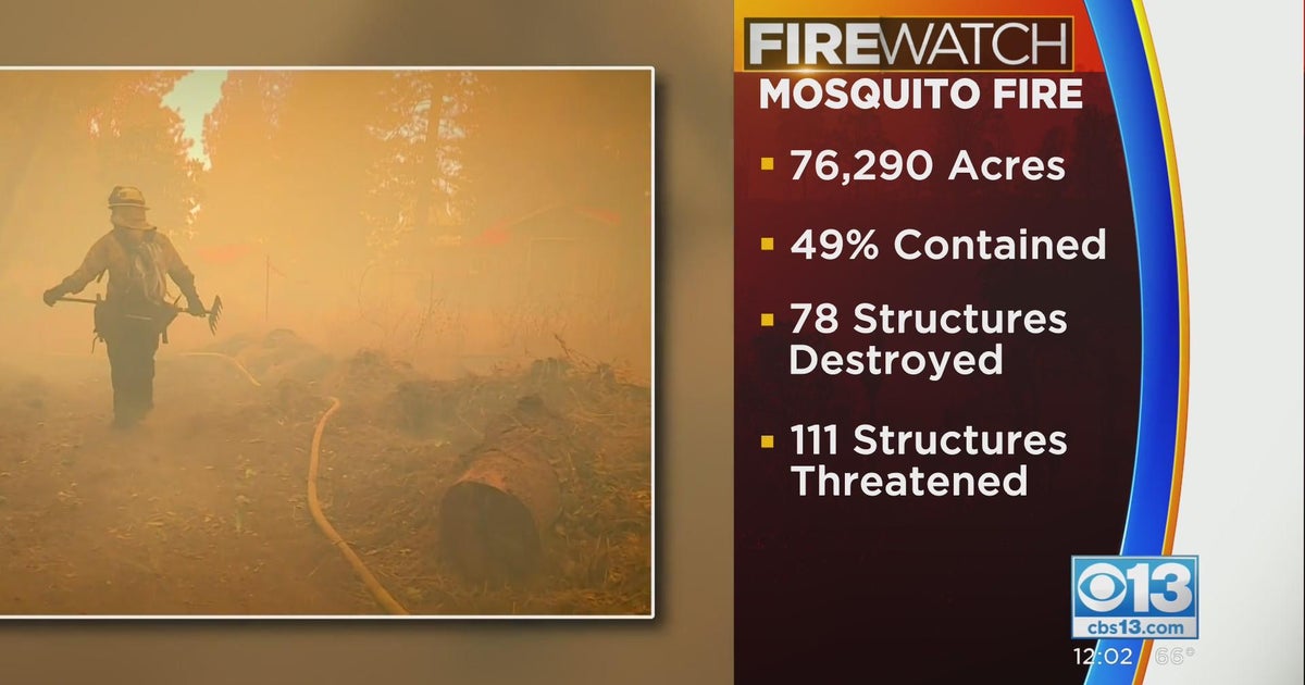Mosquito Fire containment up to 49%