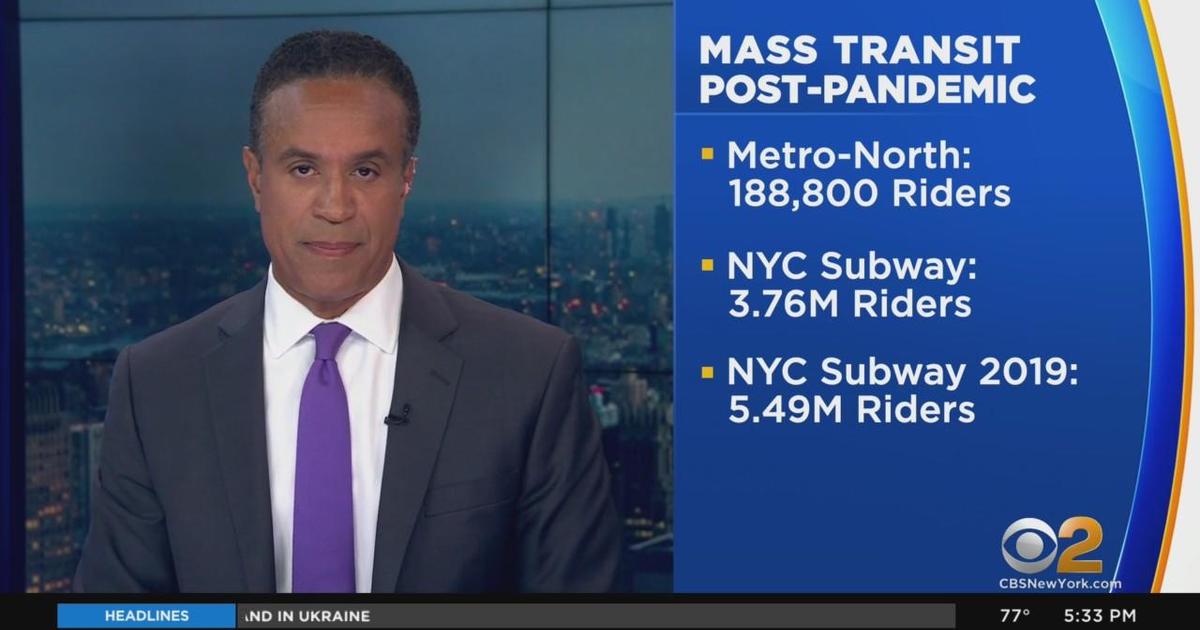 Nyc Subway Metro North Ridership Hits New Post Pandemic High Cbs New York 5546