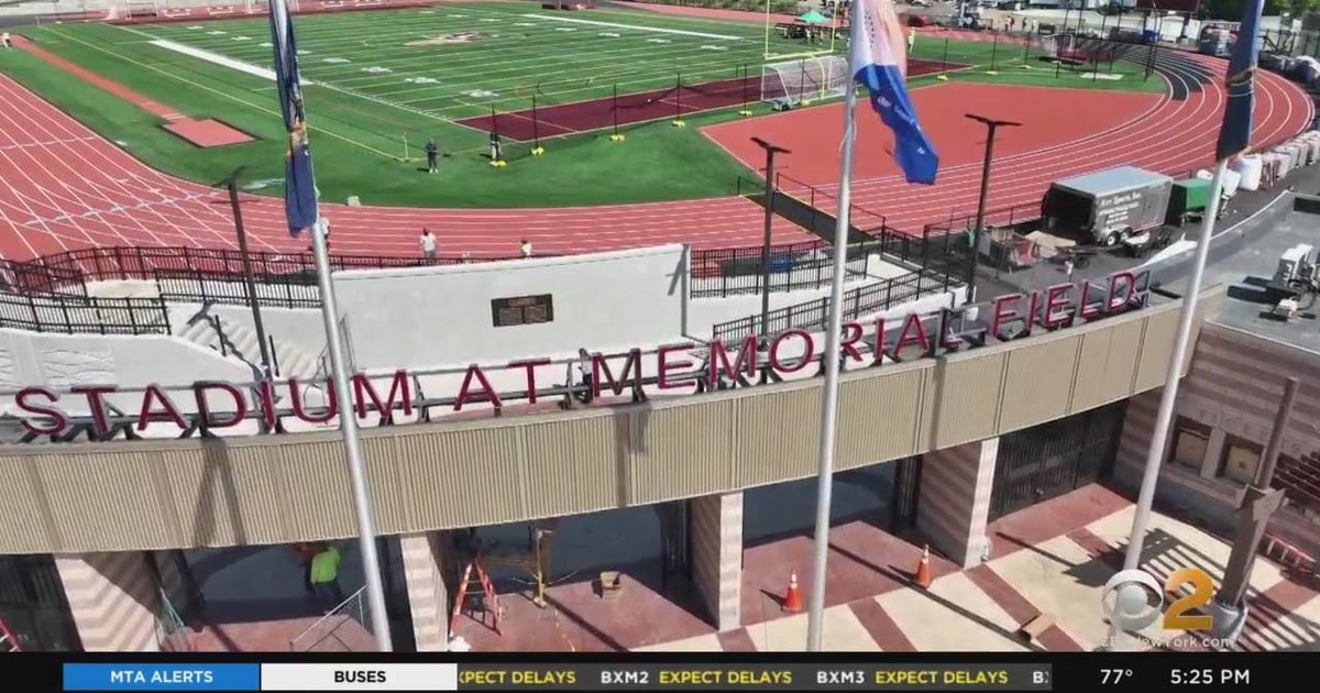 Memorial Field finally reopens in Mount Vernon CBS New York