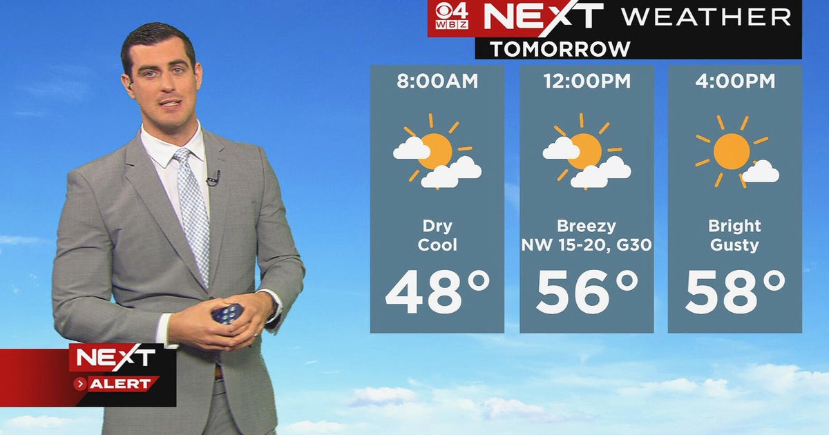 Next Weather WBZ midmorning forecast for September 22 CBS Boston