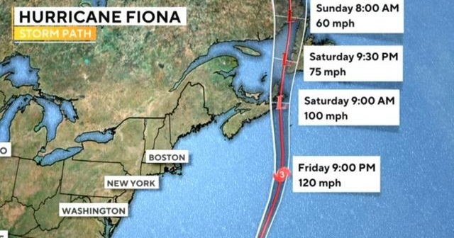 Canada braces for potential "landmark weather event" as Hurricane Fiona