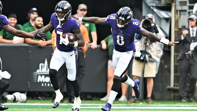 Rashod Bateman, Lamar Jackson 