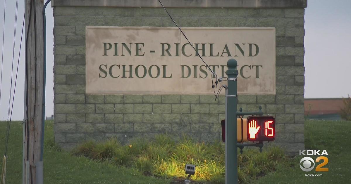 Pine Richland's discipline for sign limited CBS Pittsburgh