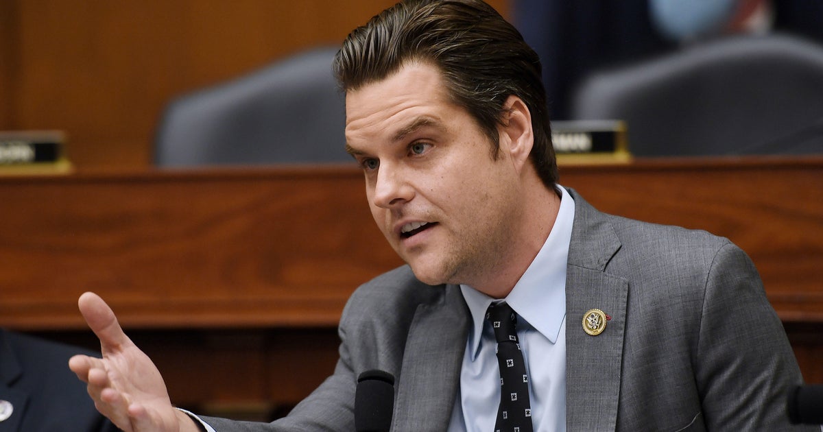 Matt Gaetz Wont Be Charged In Sex Trafficking Probe Justice Department Decides Cbs News 6541