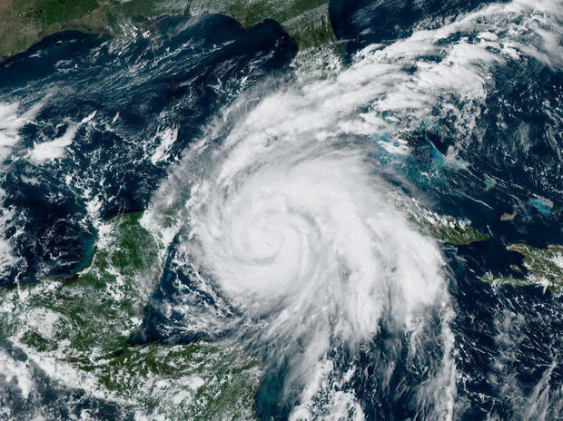Hurricane Ian is seen in a satellite image at 3 p.m. ET on Sept. 26, 2022. 