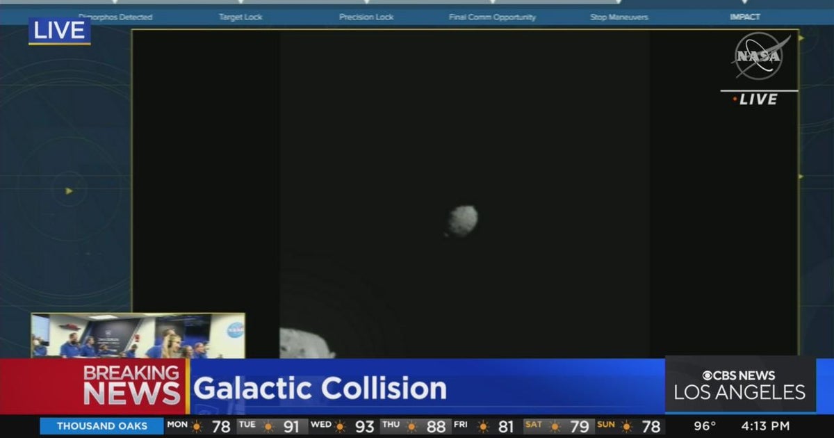 WATCH NASA DART spacecraft slams into asteroid in effort to change its