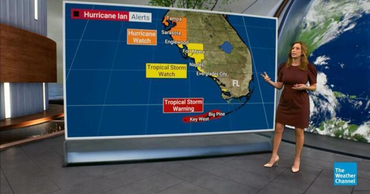 Hurricane Ian expected to bring heavy rains, high winds and rising seas to Florida