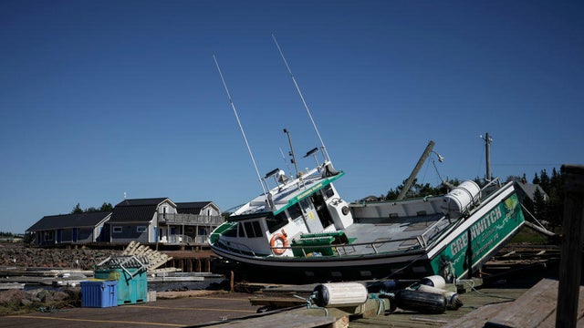Post-Tropical Storm Fiona Slams Into Nova Scotia As One Of Canada's Largest Storms To Make Landfall 