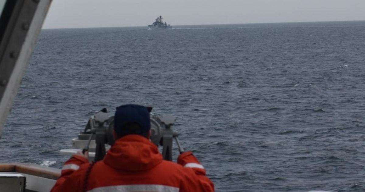 Chinese cruiser, Russian navy ships spotted off Alaska