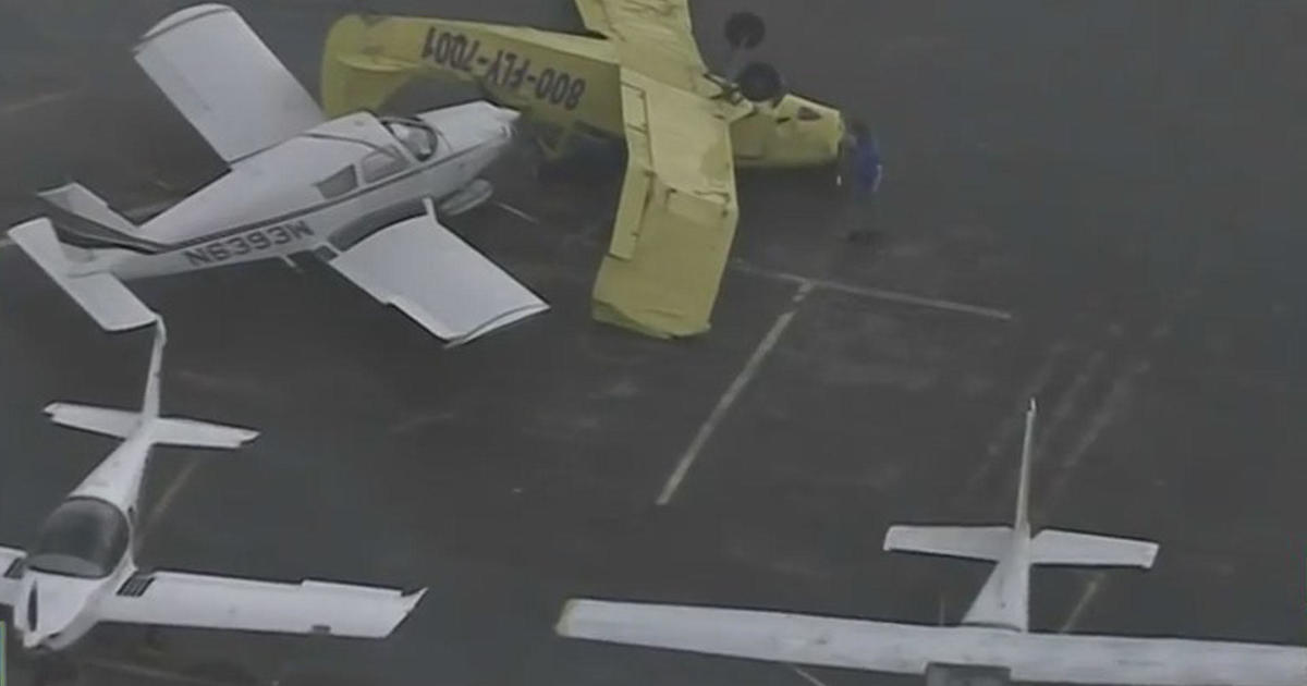 Extra than two dozen planes ruined by suspected tornado at North Perry Airport