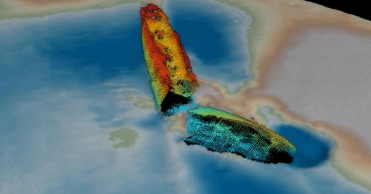 Remains of SS Mesaba, ship that sent iceberg warning to Titanic, found lying in the Irish Sea