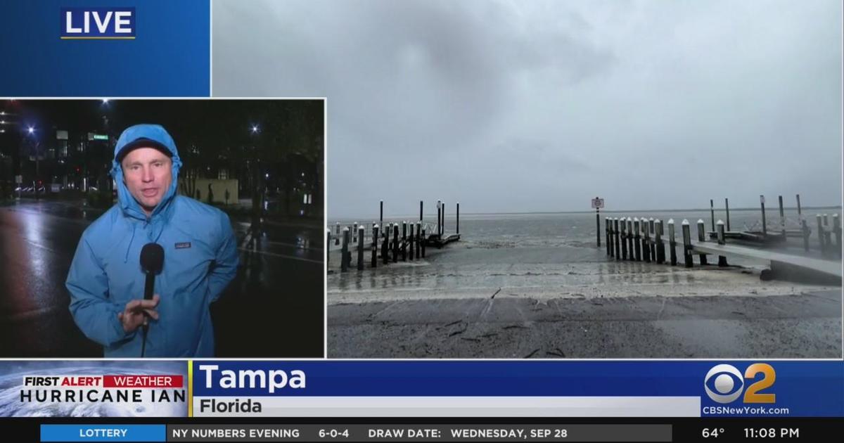 Tampa Area Seeing Effects Of Hurricane Ian - CBS New York