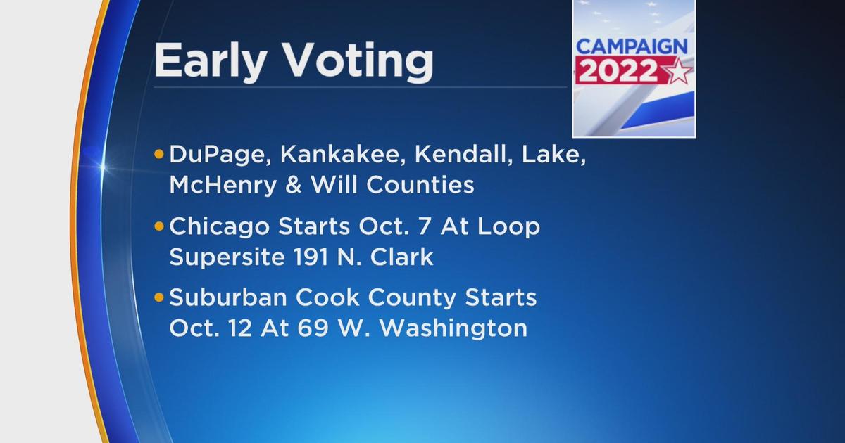 Early voting for November general election begin in several Illinois