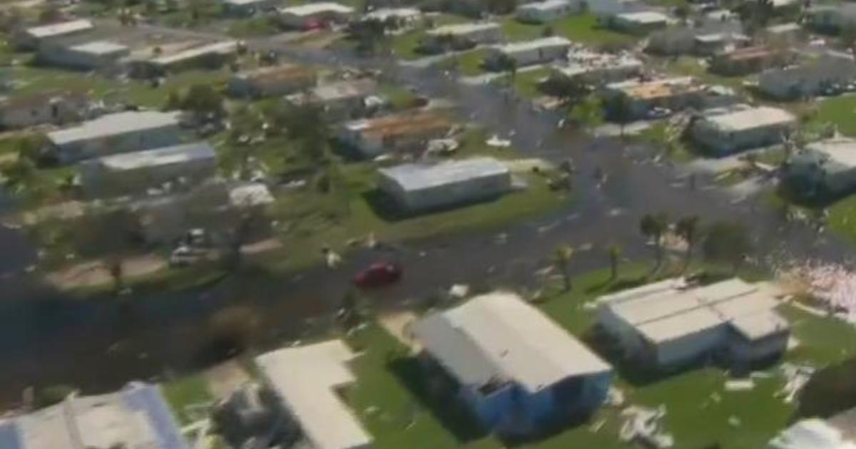 Aerial views reveal widespread destruction in Florida