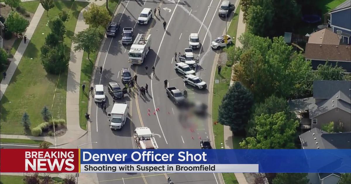 Denver Police Officer Shot, Suspect's Body Found In The Street - CBS ...