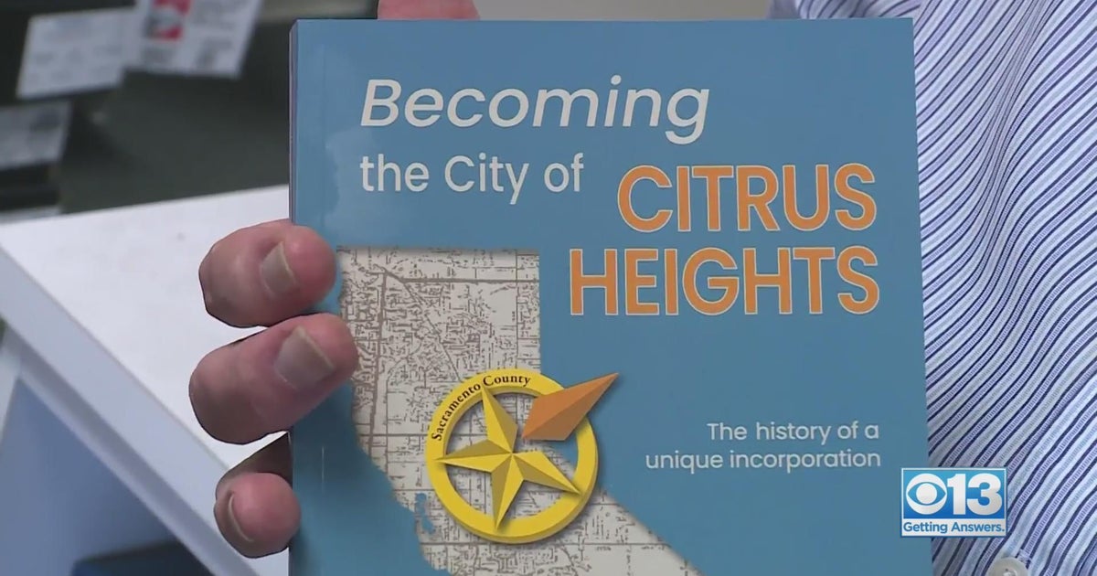 Book about the history of Citrus Heights created on 25th anniversary of
