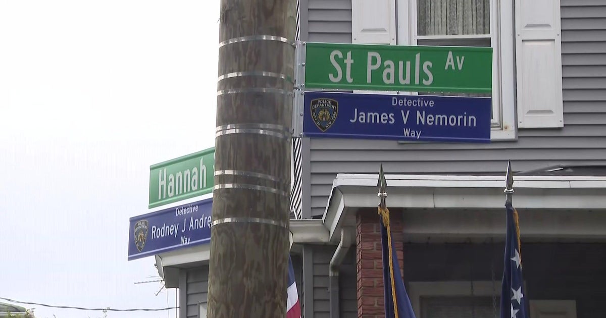 Staten Island streets renamed for NYPD detectives killed in 2003 CBS