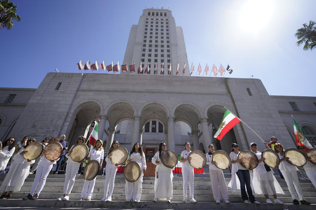 US Iran Protest Los Angeles 