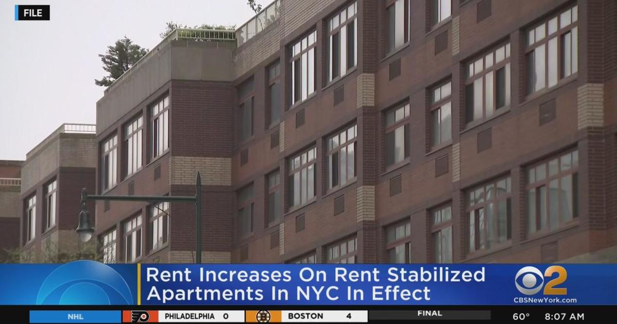 Rent increases for rentstabilized NYC apartments in effect CBS New York