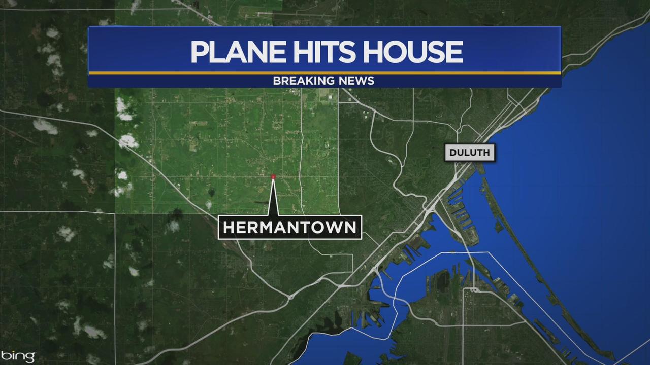 Plane hits house in Hermantown