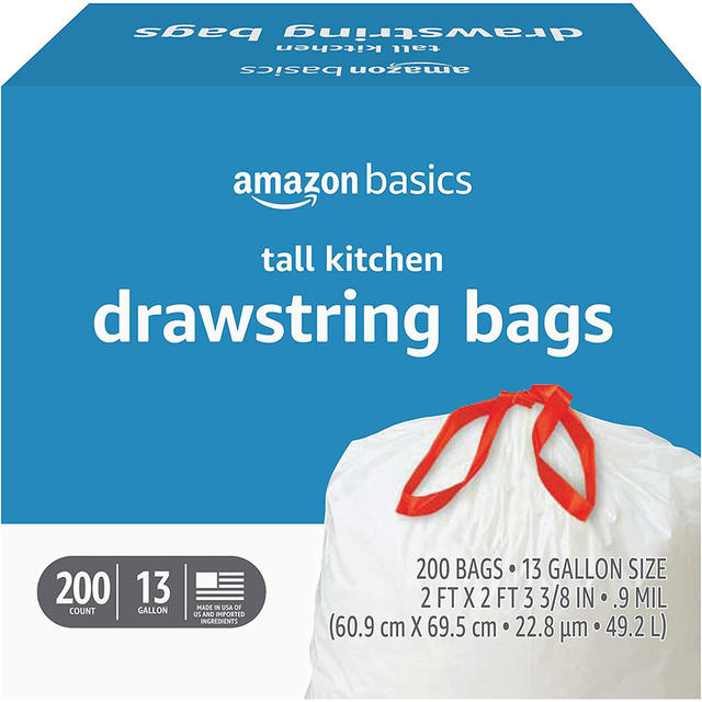 NEAT Tall Kitchen 13 Gal. 1.0 Mil Drawstring Kitchen Trash Bags