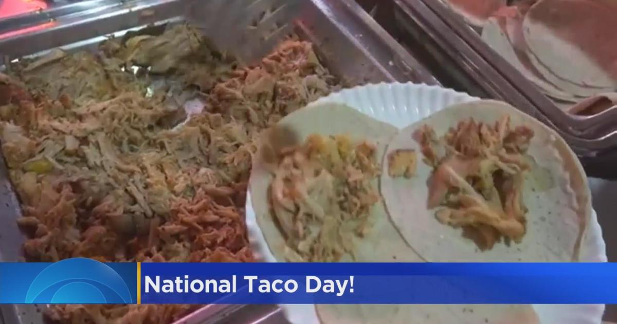 Tuesday marks National Taco Day - CBS Chicago