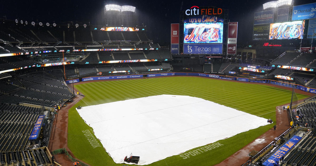 Braves, Mets to play doubleheader Monday after another rainout