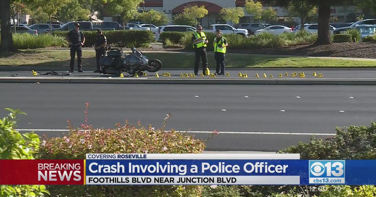 Police Investigating Crash Involving Motorcycle Officer In Roseville ...