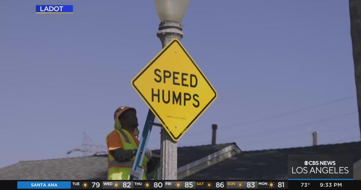 Speed Humps Program Returning To La Cbs Los Angeles 0576