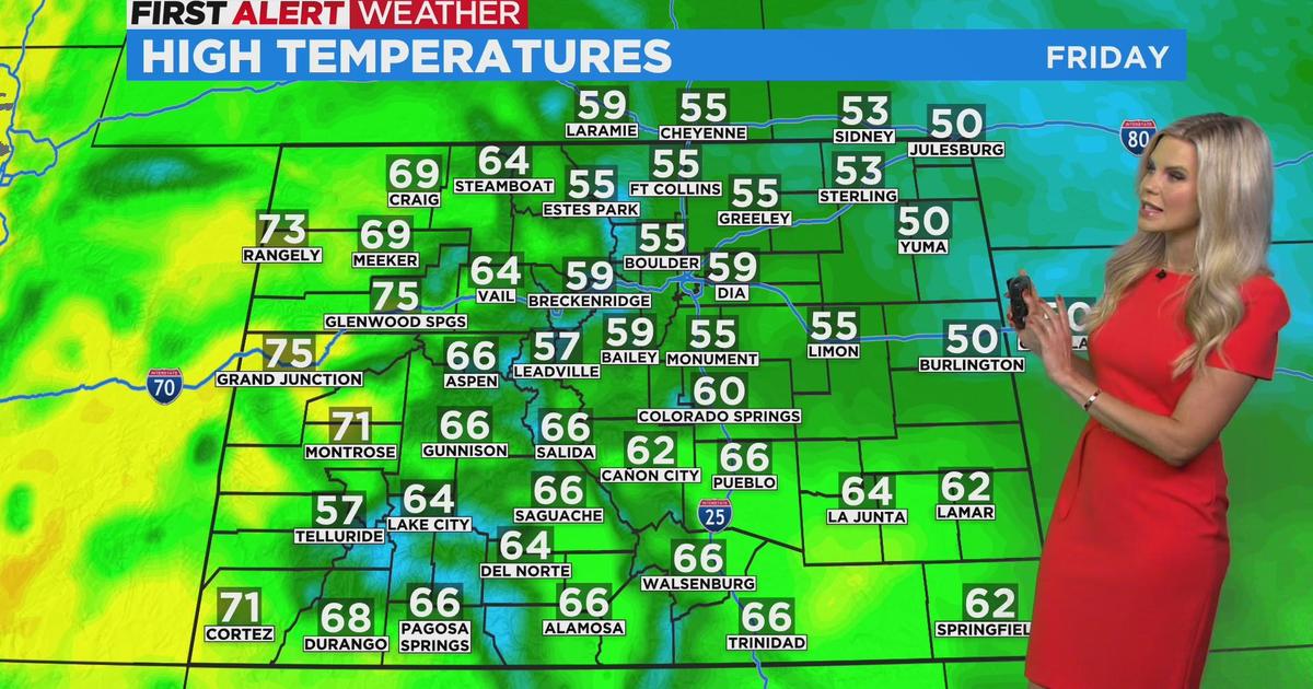 Quick Cool Down To End The Week - CBS Colorado