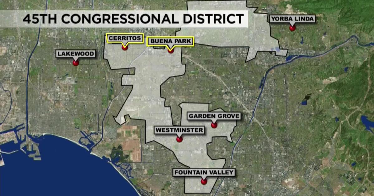 California's 45th congressional district CBS Los Angeles