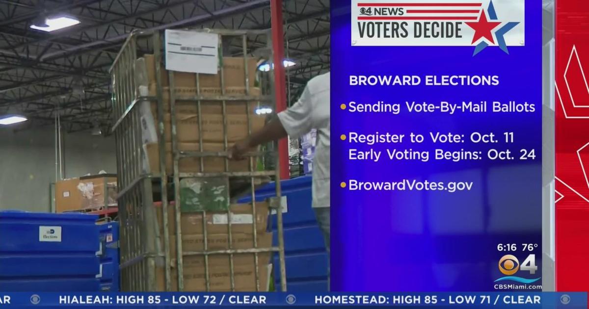 Broward election's department to begin sending out "VotebyMail